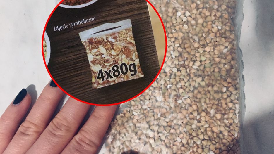 Wcześniej nie zwróciłam uwagi, że mieszanki z kaszą i warzywami pakowane są w 80 g woreczki.