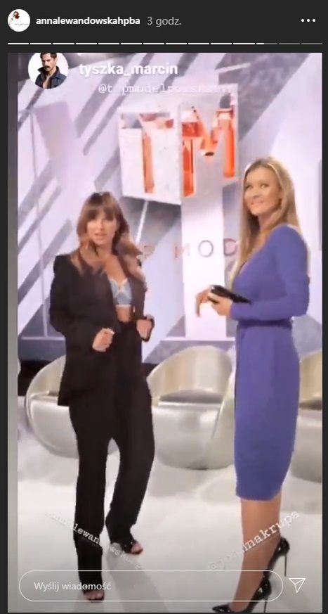 Anna Lewandowska i Joanna Krupa na planie Top Model