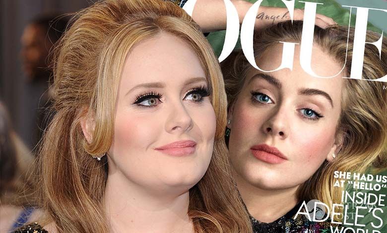 Odmieniona Adele pozuje na okładce marcowego Vogue. Wygląda bezbłędnie!