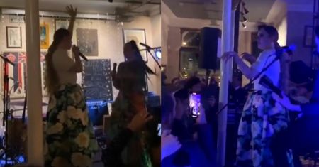 Adele znowu przyłapana. Na ślubie przyjaciółki wykonała swoje największe hity