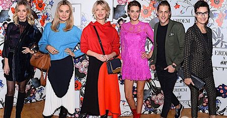 Gwiazdy na prezentacji kolekcji Erdem dla H&M: Agnieszka Woźniak-Starak, Małgorzata Socha, Magda Mołek, Renata Kaczoruk