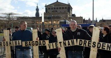Tysiące neonazistów przeszło ulicami Drezna