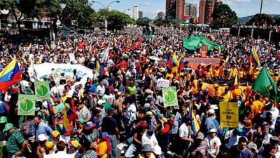 Wielka demonstracja w Caracas
