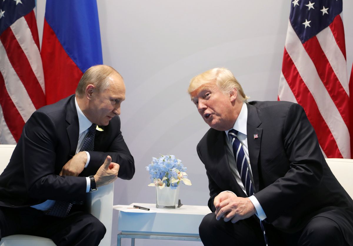Trump do Putina: to zaszczyt być tu z panem