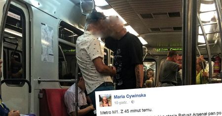 Rasistowski incydent w warszawskim metrze. Pijany mężczyzna zwyzywał dwie Azjatki