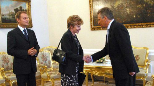 Prezydent wita liderów PO