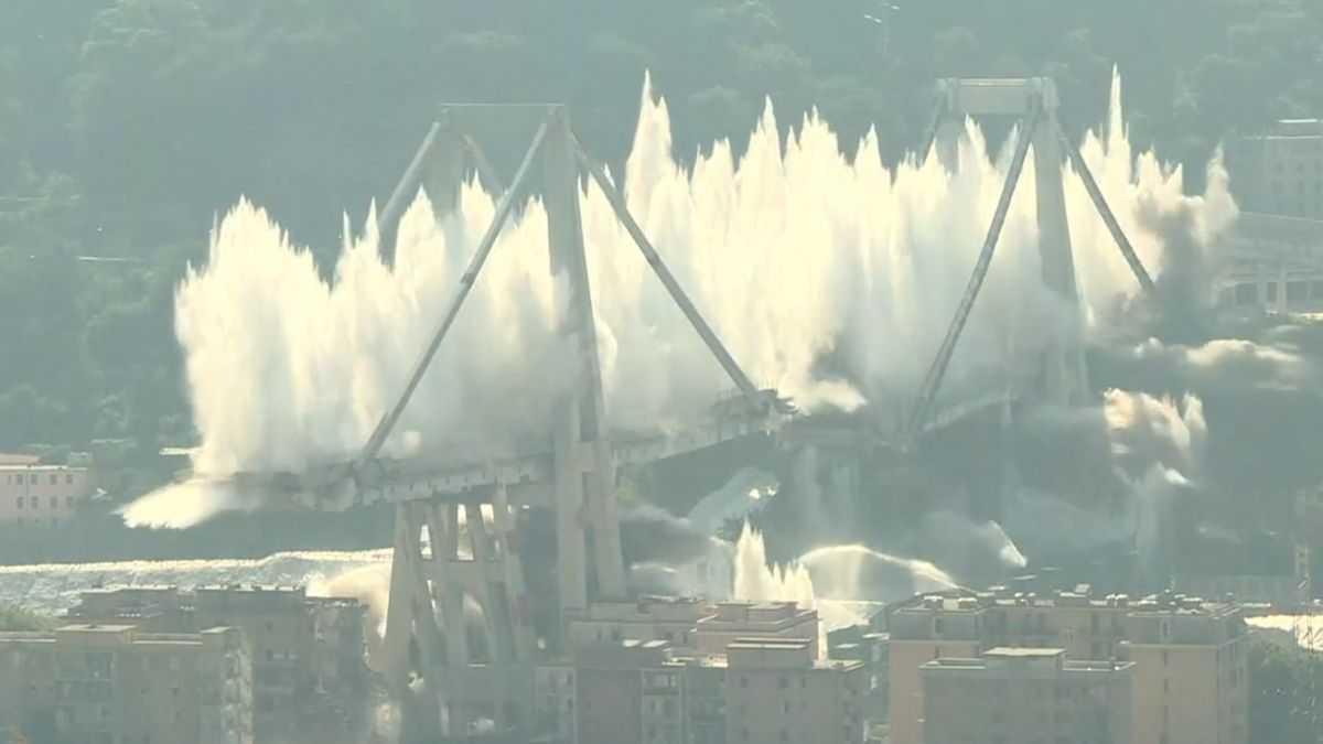 Włoski most wyparował w ciągu kilku sekund