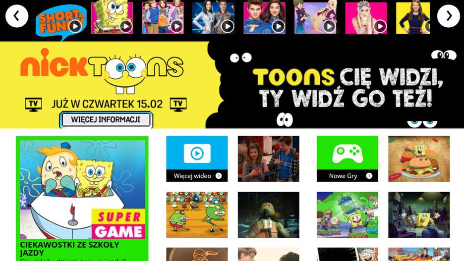 Nicktoons działa od czwartku.