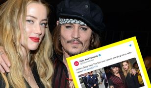 "Żonobijca". Johnny Depp pozywa brytyjski tabloid. Na rozprawie pojawi się Amber Heard