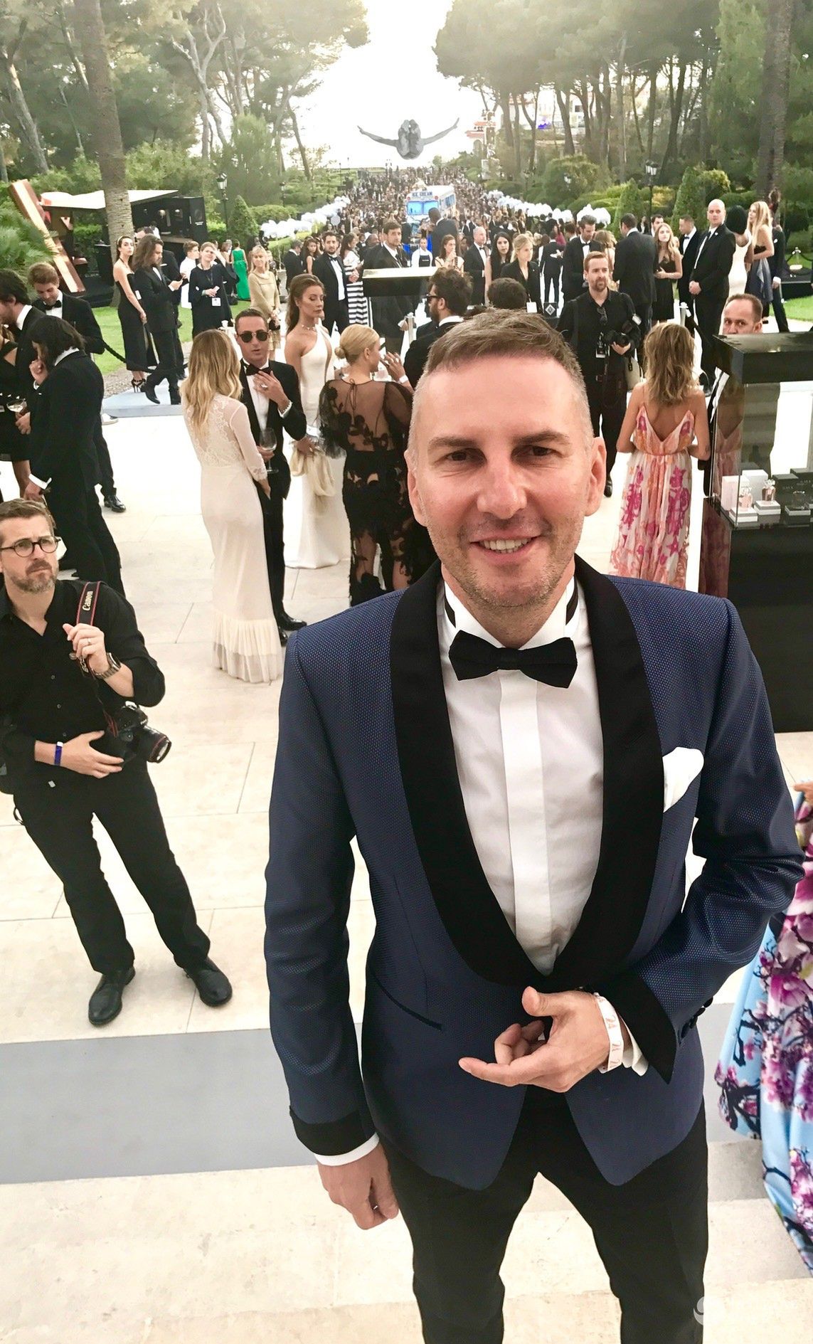 Krzysztof Gojdź - Gala amfAR w Cannes 2017