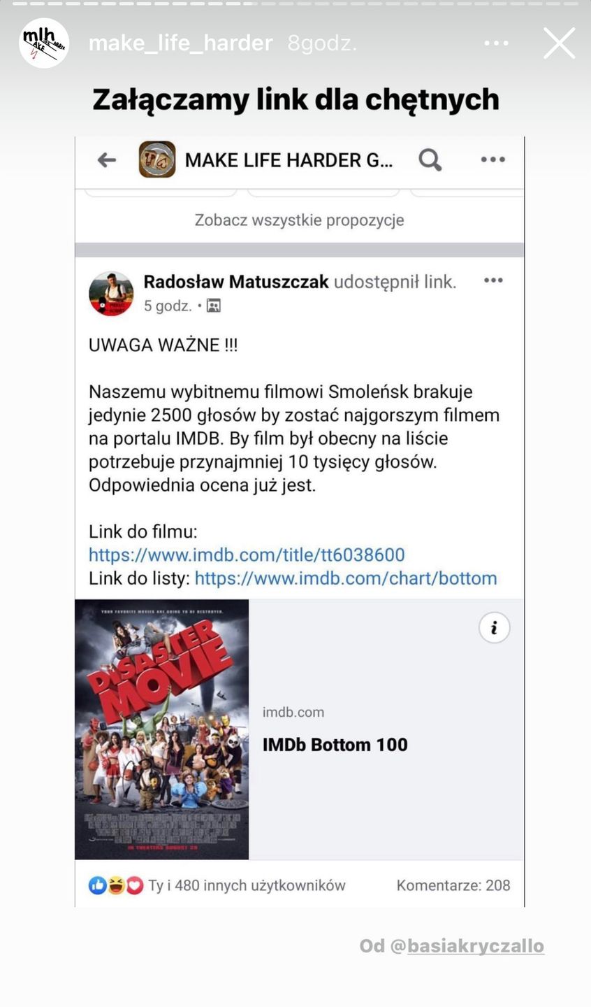 Make Life Harder - ocena Smoleńska