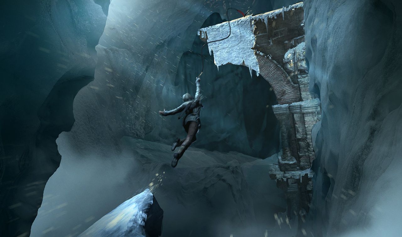 Cztery grafiki koncepcyjne z Rise of the Tomb Raider