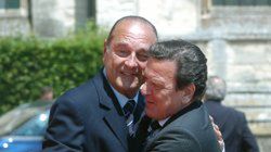 Chirac i Schroeder w Caen