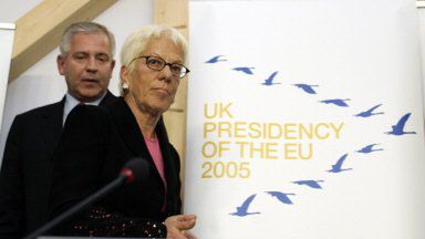 Prokurator Carla del Ponte i premier Chorwacji Ivan Sanader