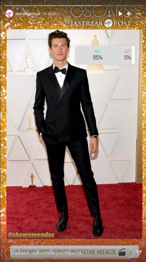 Shawn Mendes. Jak poradził sobie w sondzie? Oscary 2022