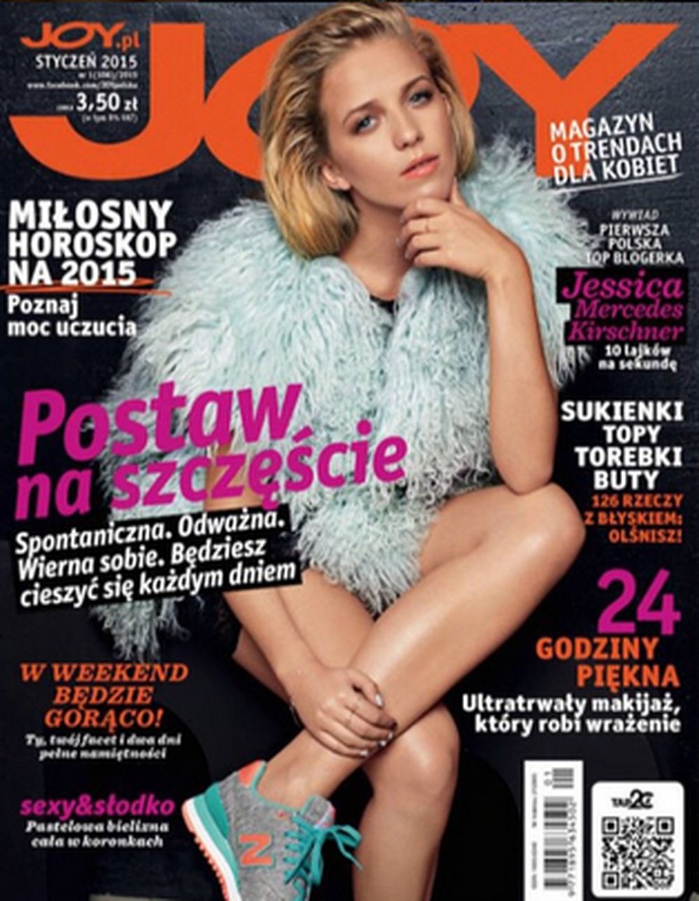 Jessica Mercedes na okładce JOY