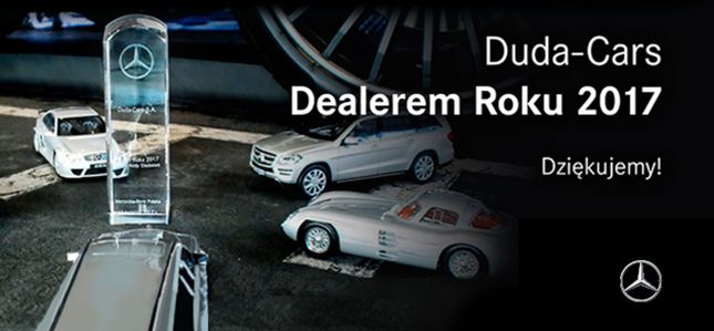 Duda-Cars z tytułem „Dealer Roku 2017"