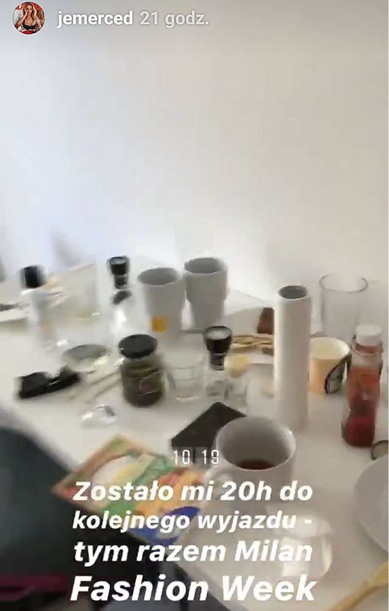 Jessica Mercedes pokazała bałagan w kuchni