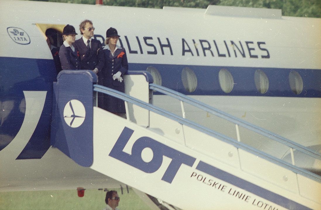 Lotnisko Balice w 1979 r.