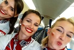 "Polska rządzi!" Zdjęcia naszych stewardes i wyjątkowych pasażerów wywołały zachwyt