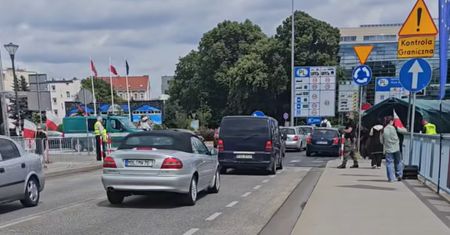 Nagranie ze Słubic obiega sieć. Sytuacja na granicy z Niemcami