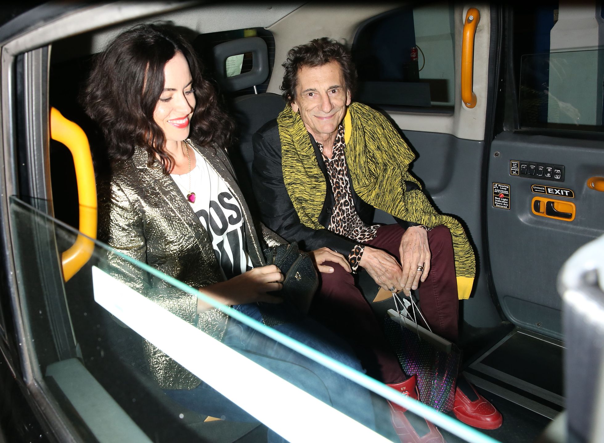 Ronnie Wood i Sally Humphreys 