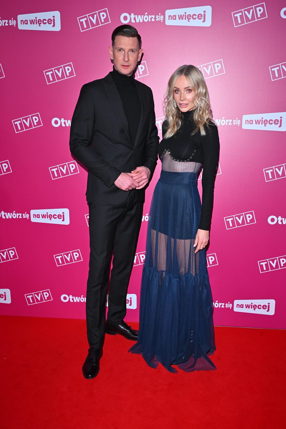 Łukasz Kadziewicz i Agnieszka Woźniak-Starak