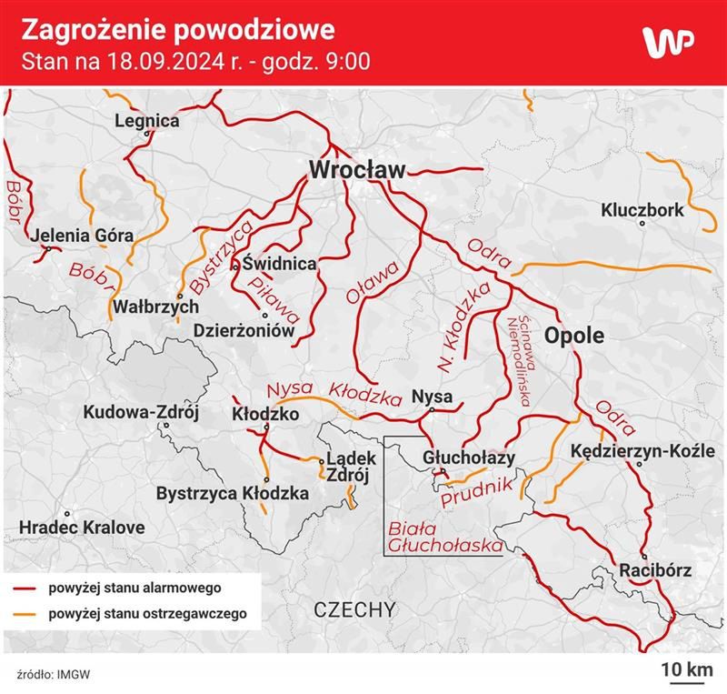 Zagrożenie powodziowe