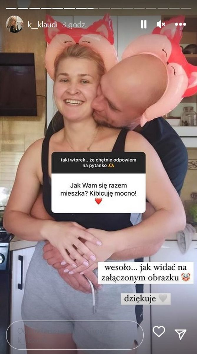 Klaudia o mieszkaniu z Valentynem