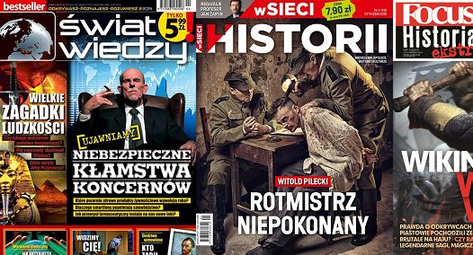 „W Sieci Historii” liderem pism historycznych. „Newsweek Historia” na trzecim miejscu