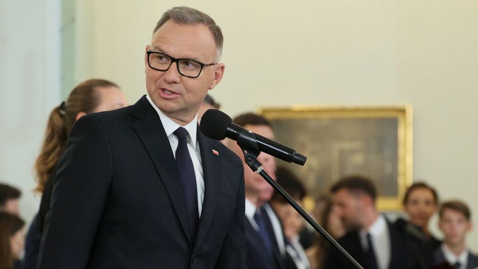 Zaprzysi??enie nowych ministr�w w rz?dzie Donalda Tuska
Fot. Pawel Wodzynski/East News, 24.07.2025. Palac Prezydencki w Warszawie. Ceremonia powolania i zaprzysiezenia nowych ministrow w rzadzie Donalda Tuska.
N/z: prezydent Andrzej Duda
Pawel Wodzynski