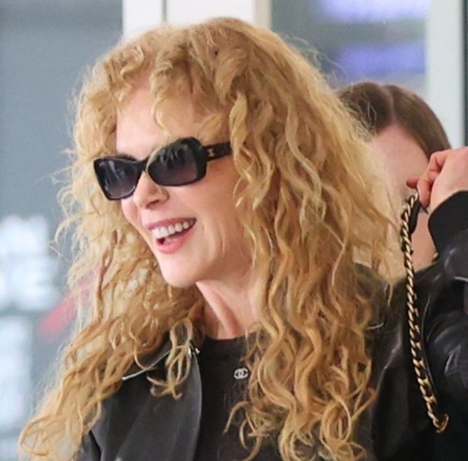 Nicole Kidman na lotnisku w Sydney