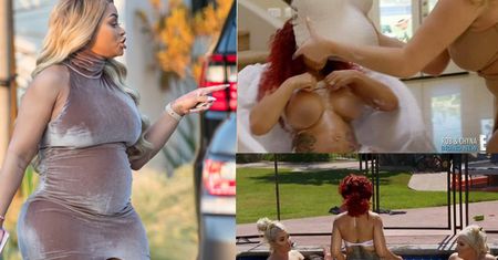 Ciężarna Blac Chyna zrobiła odlew brzucha…