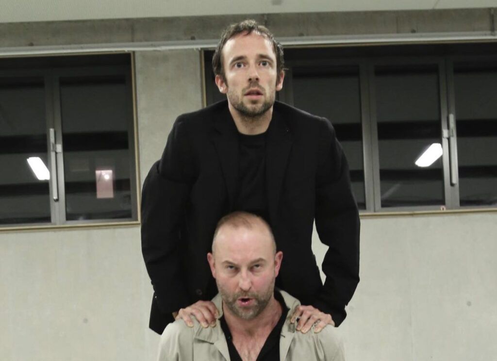 Boris Randzio i Łukasz Konieczny w „Zimowej podróży” © materiały prasowe, zdjęcie z prób