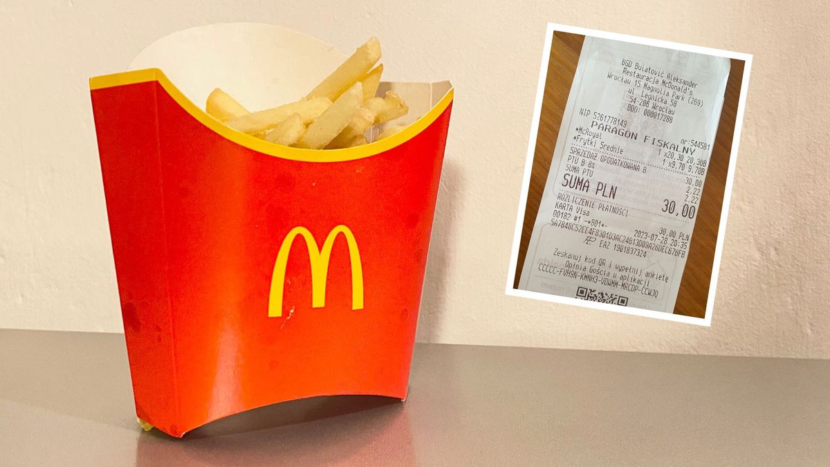 Produkcja frytek z McDonald's jest droższa o 44 proc. 