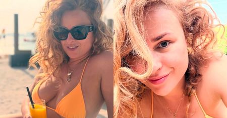 Świeżo zaręczona Kaja Paschalska smaży się w skąpym bikini na plaży (ZDJĘCIA)
