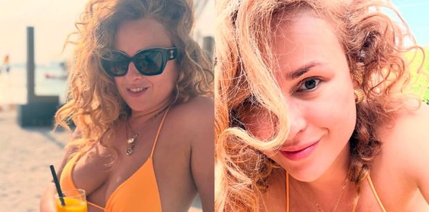 Świeżo zaręczona Kaja Paschalska smaży się w skąpym bikini na plaży (ZDJĘCIA)