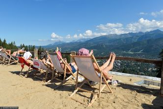 Nowa atrakcja w Zakopanem. Plaża na szczycie Gubałówki