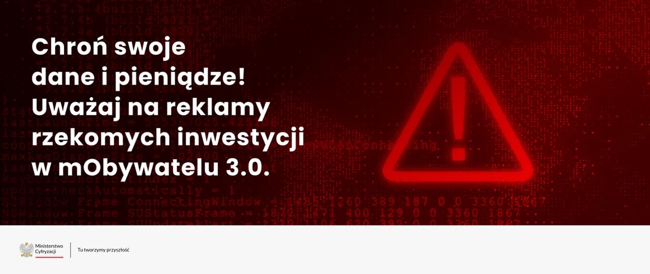 Ministerstwo Cyfryzacji ostrzega: cyberprzestępcy podszywają się pod mObywatela
