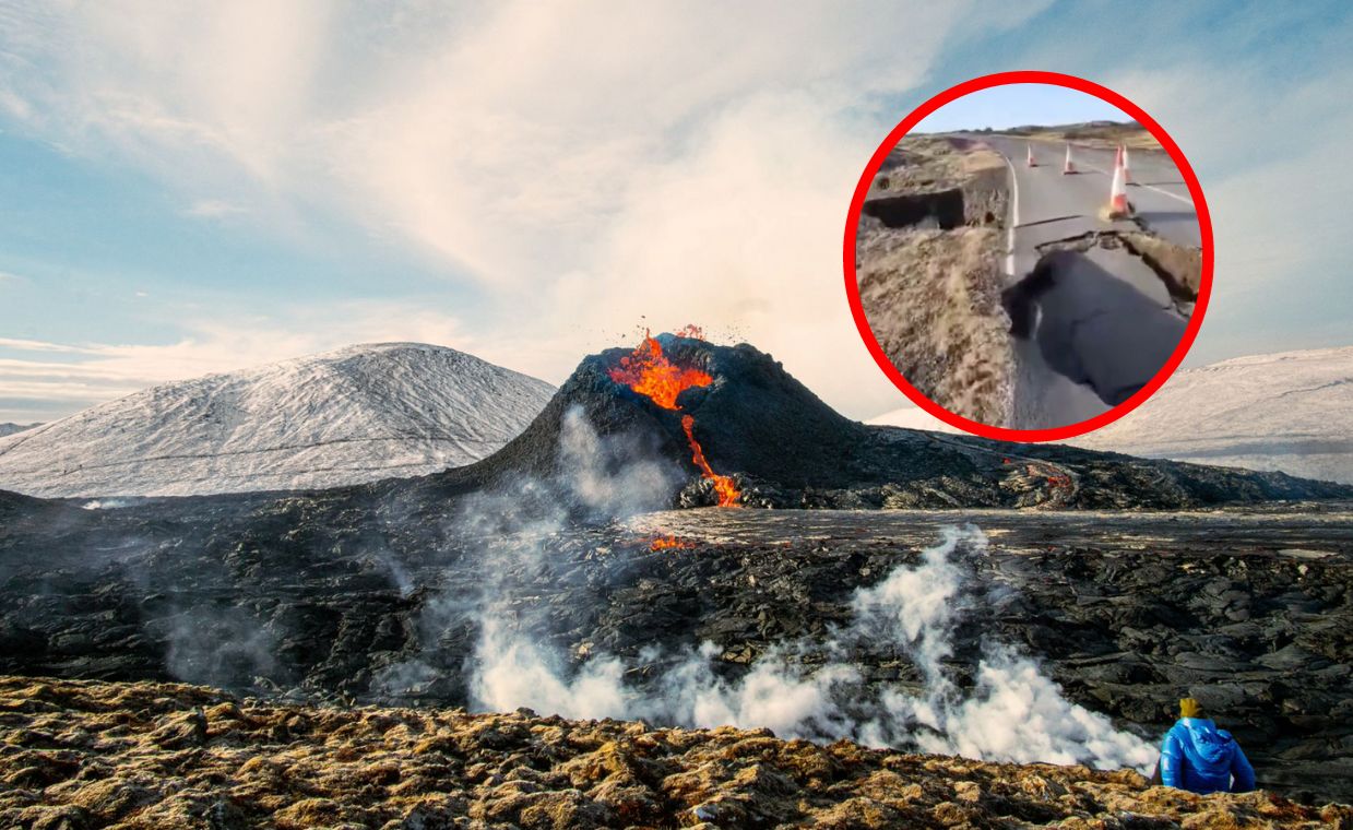 The volcano in Iceland could erupt at any moment.