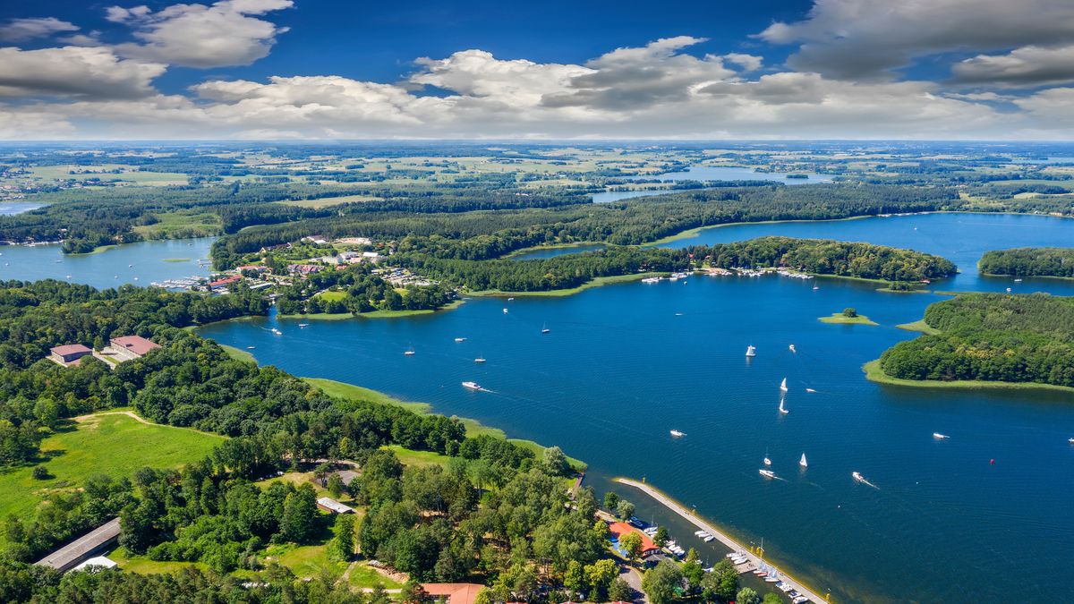 Mazury, jezioro Kisajno