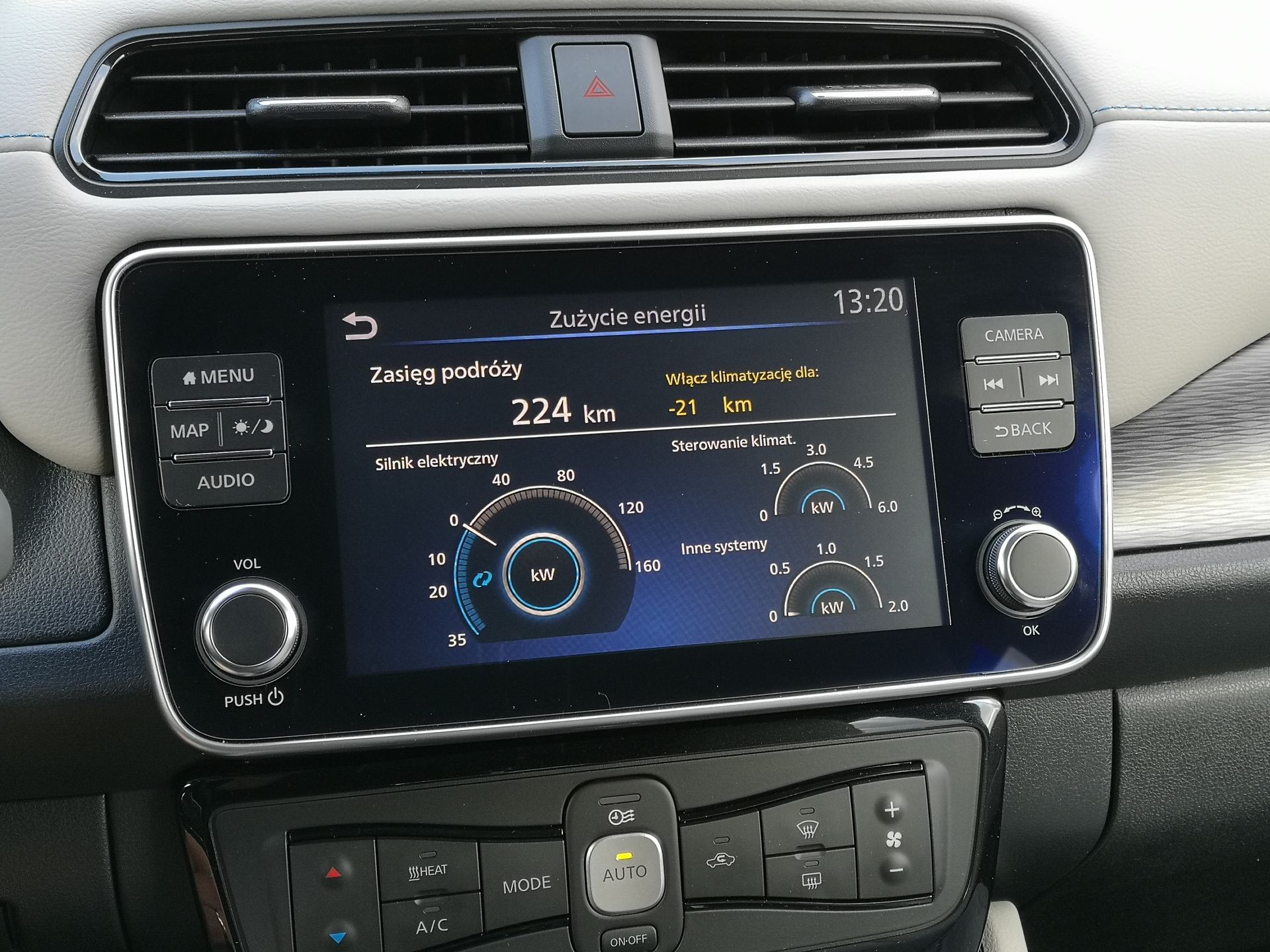 Nissan Leaf e+: Systemy wsparcia kierowcy, zarządzania energią oraz audio Bose 26