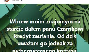 Czarnek to "kretyn", Banaś "menda". Hejter z Komendy Głównej Straży Granicznej