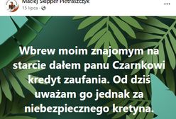 Czarnek to "kretyn", Banaś "menda". Hejter z Komendy Głównej Straży Granicznej