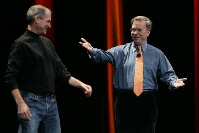 Steve Jobs i Eric Schmidt