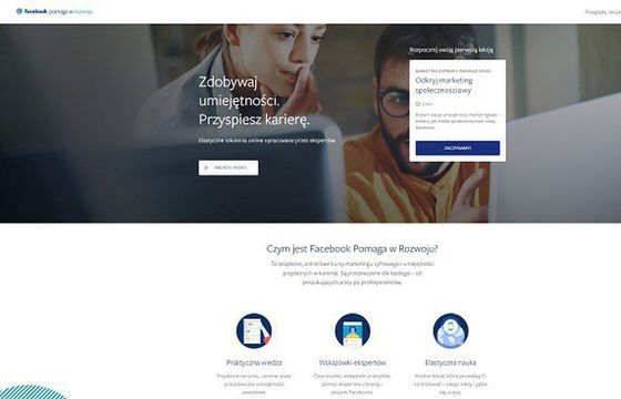 Startuje Program "Facebook pomaga w Rozwoju" z bezpłatnymi kursami online