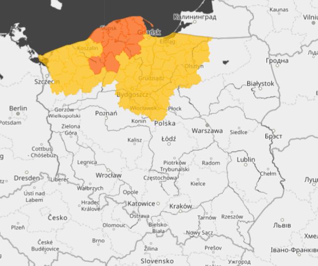 IMGW ostrzega ws. niebezpiecznej aury