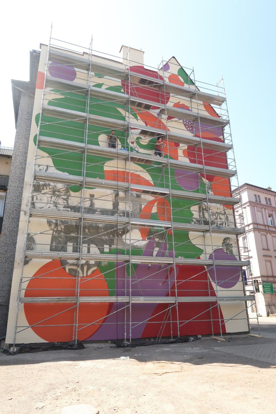 Mural jest już prawie gotowy