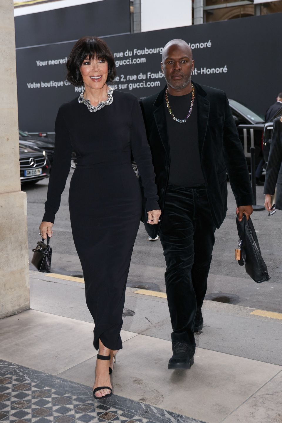 Kris Jenner i Corey Gamble w Paryżu