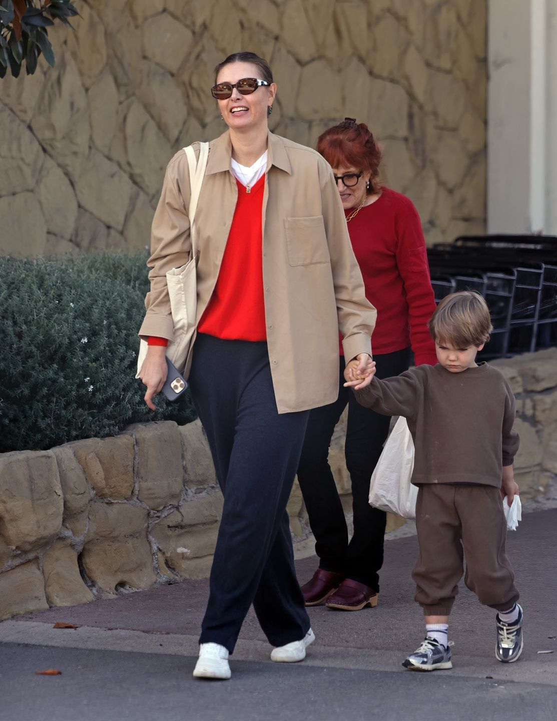 Maria Sharapova z synem na zakupach w Montecito, styczeń 2026